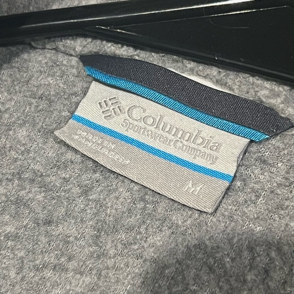 Medium Grey Columbia Zip Up - Picture 3 of 3